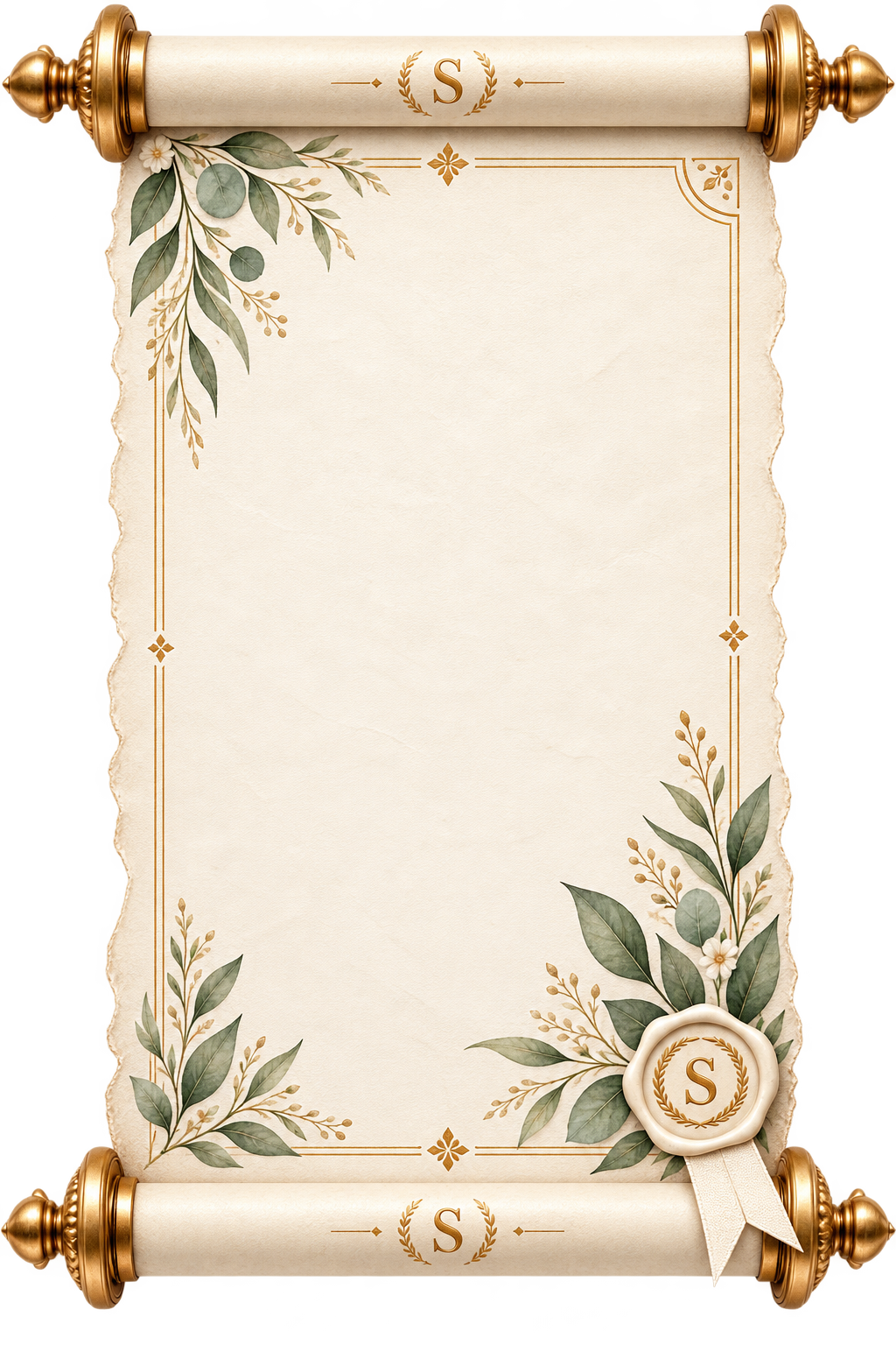 Modern Minimal digital scroll