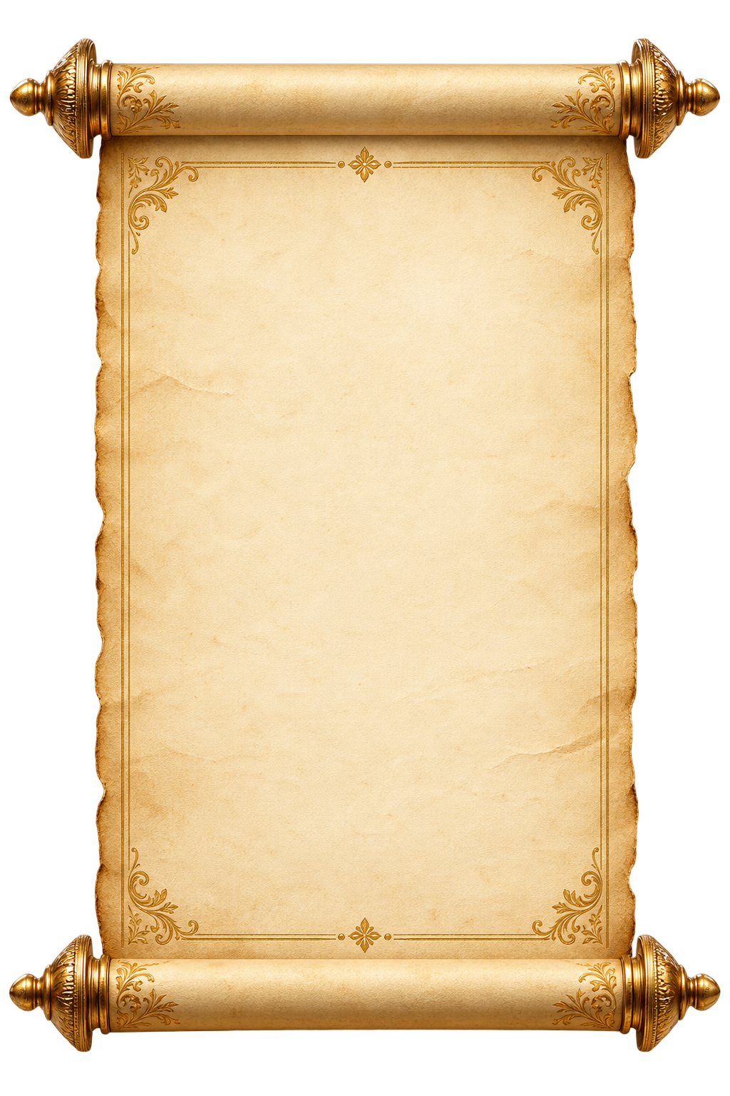 Classic Parchment digital scroll